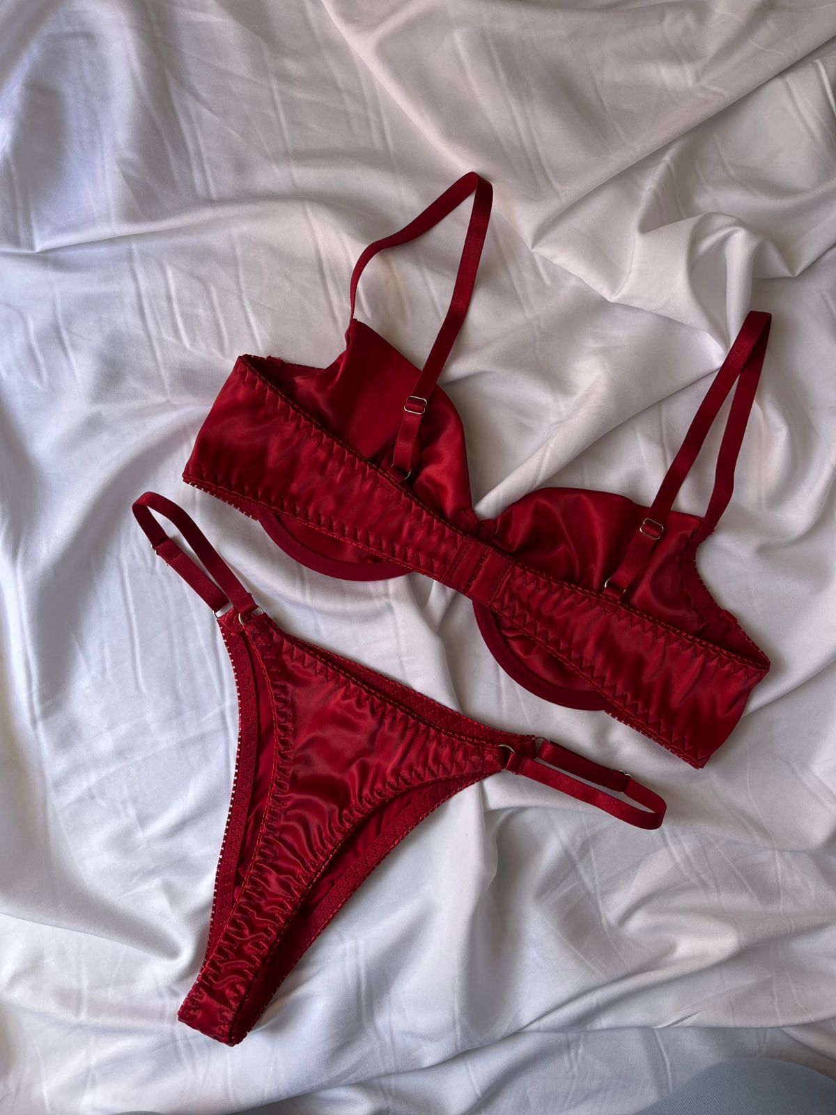 Ruby Satin Set