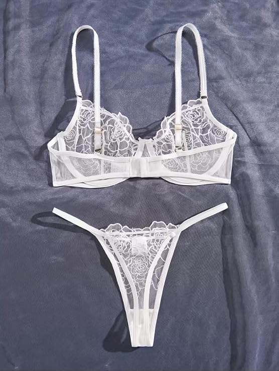 Ivory Rose Lingerie Set