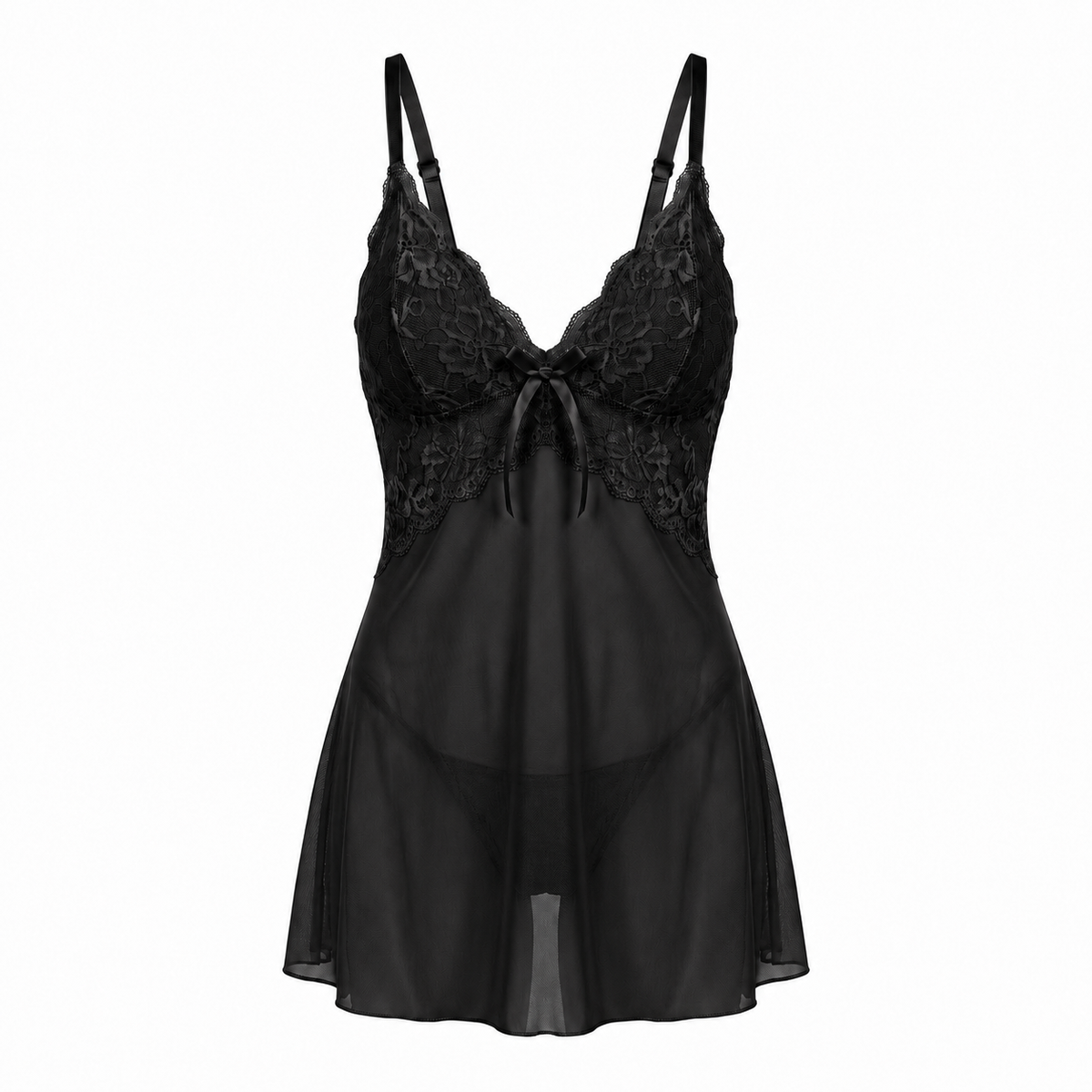 Noir Desire Robe Set