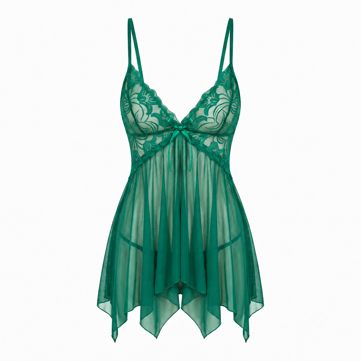 Midnight Bloom Babydoll