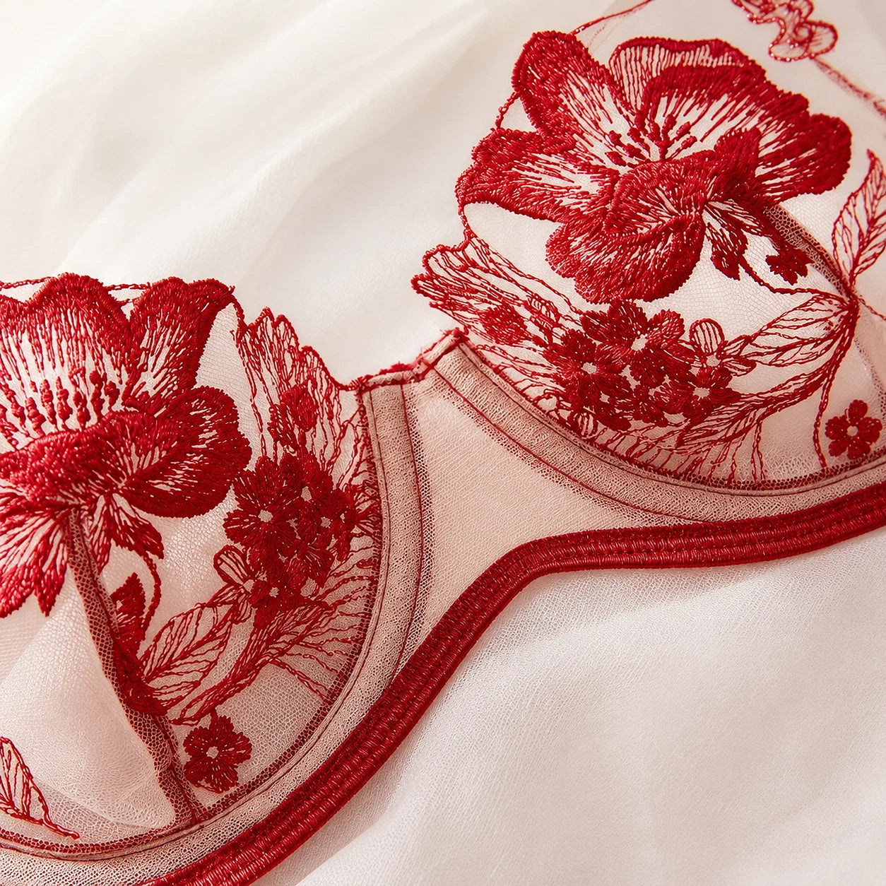 Dark Red Muse Lingerie Set