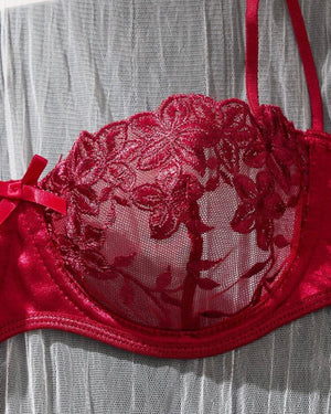 Ruby Bow Lingerie Set