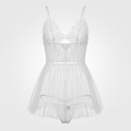 Celeste Bridal Lace Babydoll Set