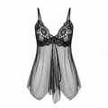 Midnight Veil Babydoll